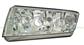 HEADLAMP LEFT H7+H3 ELECTRIC-CHROME