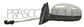 DOOR MIRROR LEFT-WITH CABLE-PRIMED-ASPHERICAL