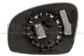 MIRROR GLASS BASE RIGHT-CONVEX-CHROME