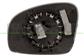 MIRROR GLASS BASE RIGHT-HEATED-CONVEX-CHROME