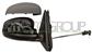 DOOR MIRROR RIGHT-CABLE-PRIMED-CONVEX-CHROME