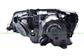 OPTICA DERECHA H7+H7 ELECTRICA-CON MOTOR-CON LUZ DIURNA-NEGRA-LED