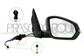 DOOR MIRROR RIGHT-WITH CABLE-PRIMED-WITH LAMP-CONVEX-2 PINS