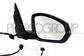 RETROVISORE DESTRO-ELETTRICO-CON PRIMER-TERMICO-CHIUDIBILE-CON FANALE-CONVESSO-8 PINS