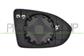 MIRROR GLASS BASE LEFT-HEATED-CONVEX
