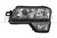 PROIETTORE SINISTRO H7+H7-ELETTRICO-CON MOTORE-CON LUCE DIURNA-SENZA FENDINEBBIA-LED-VERSIONE VARROC 
