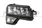 PROIETTORE DESTRO H7+H7-ELETTRICO-CON MOTORE-CON LUCE DIURNA-CON FENDINEBBIA-LED-VERSIONE VARROC 