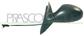 DOOR MIRROR LEFT-CABLE-BLACK-ASPHERICAL-CHROME