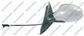 DOOR MIRROR LEFT-CABLE-PRIMED-ASPHERICAL-CHROME