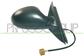 DOOR MIRROR RIGHT-ELECTRIC-BLACK-HEATED-CONVEX-CHROME 12H5P