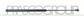 TAILGATE GAS SPRING RIGHT/LEFT-320 N-L 500 mm-S 205 mm-Ø 18 mm-Ø 8 mm MOD. 5 DOOR