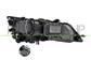 HEADLAMP LEFT H7+H7 ELECTRIC-WITH MOTOR-BLACK