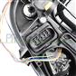 HEADLAMP RIGHT-ELECTRIC-WITH MOTOR-WITH DAY RUNNING LIGHT-LED