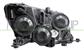 SCHEINWERFER LINKS-H7+H7-MIT LWR-MIT MOTOR-SCHWARZ