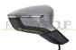 DOOR MIRROR RIGHT-ELECTRIC-HEATED-PRIMED-FOLDABLE-WITH LAMP-WITH AMBIENT LIGHT-WITH MEMORY-WITH BLIS-CONVEX-15 PINS