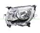 SCHEINWERFER LINKS-H4-MIT LWR-OHNE MOTOR