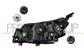 OPTICA DERECHA H11+HB3 ELECTRICA-CON MOTOR