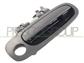 FRONT DOOR HANDLE RIGHT-OUTER-BLACK-WITH KEY HOLE