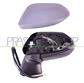 DOOR MIRROR LEFT-ELECTRIC-PRIMED-FOLDABLE-WITH MEMORY-WITH LAMP-BLIS-CONVEX-12 PINS