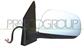 DOOR MIRROR LEFT-ELECTRIC-HEATED-FOLDABLE-PRIMED-CONVEX-CHROME