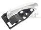 FRONT/REAR DOOR HANDLE RIGHT-INNER-WITH CHROME LEVER-BLACK CLOSE BUTTON-BLACK HOUSING