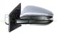 DOOR MIRROR LEFT-ELECTRIC-HEATED-PRIMED-WITH LAMP-CONVEX-CHROME