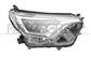 HEADLAMP RIGHT HIR-2 ELECTRIC-WITH MOTOR-WITH DAY RUNNING LIGHT-LED-BLACK