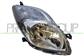 HEADLAMP RIGHT H4 ELECTRIC-WITHOUT MOTOR-BLACK