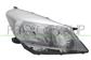 HEADLAMP RIGHT H4 ELECTRIC-WITH MOTOR-CHROME