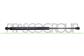 TAILGATE GAS SPRING RIGHT - 405 N - L 416 mm - S 155 mm - Ø 18 mm - Ø 8 mm MOD. MANUAL TRANSMISSION