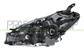 HEADLAMP RIGHT HIR2 ELECTRIC-WITHOUT MOTOR-WITH CORNER PROJECTOR-BLACK