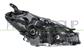 HEADLAMP LEFT HIR2 ELECTRIC-WITHOUT MOTOR-WITH CORNER PROJECTOR-BLACK
