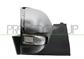 DOOR MIRROR RIGHT-ELECTRIC-HEATED-BLACK-WITH-TEXTURED BLACK-MOLDING-WITH LAMP-CONVESSO/CROMATO-7 PINS