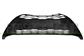 FRONT BUMPER GRILLE-CENTRE-HONEYCOMB-BLACK-GLOSSY-WITH TOW HOOK COVER