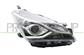 HEADLAMP RIGHT HIR2 ELECTRIC-WITHOUT MOTOR-WITH CORNER PROJECTOR-BLACK