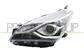HEADLAMP LEFT HIR2-ELECTRIC-WITHOUT MOTOR-WITH CORNER PROJECTOR-BLACK
