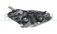 HEADLAMP LEFT HIR2-ELECTRIC-WITHOUT MOTOR-WITH CORNER PROJECTOR-BLACK