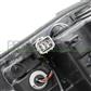 HEADLAMP LEFT HIR2-ELECTRIC-WITHOUT MOTOR-WITH CORNER PROJECTOR-BLACK