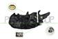 HEADLAMP RIGHT HIR-2 ELECTRIC-WITH MOTOR-WITH DAY RUNNING LIGHT-LED-BLACK