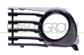 BUMPER GRILLE LEFT-BLACK-WITH FOG LAMP HOLE