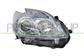 PROIETTORE DESTRO H11+HB3-ELETTRICO-CON MOTORE-CON BORDO INTERNO BLU MOD. PLUG IN