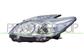 HEADLAMP LEFT H11+HB3 ELECTRIC-WITH MOTOR-WITH INTERNAL BLUE SILL MOD. PLUG IN