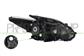 SCHEINWERFER LINKS H11+HB3-MIT LWR-MIT MOTOR-MIT INNEREM BLAUEM RAND MOD. PLUG IN