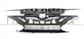 FRONT BUMPER GRILLE-CENTRE-BLACK