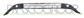 FRONT BUMPER GRILLE-CENTRE-BLACK-WITH FOG LAMP HOLE