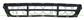 FRONT BUMPER GRILLE-CENTRE-BLACK