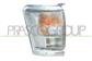 FRONT INDICATOR-RIGHT-CLEAR-WITH BULB HOLDER-WITH CHROME RIM
