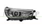 HEADLAMP RIGHT HB3 ELECTRIC-WITH MOTOR-LED-BLACK