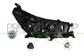 SCHEINWERFER LINKS HB3-MIT LWR-MIT MOTOR-LED-SCHWARZ