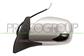 RETROVISORE SINISTRO-ELETTRICO-NERO-CHIUDIBILE-CON CALOTTA CROMATA-CONVESSO-5 PINS MOD. 02 >